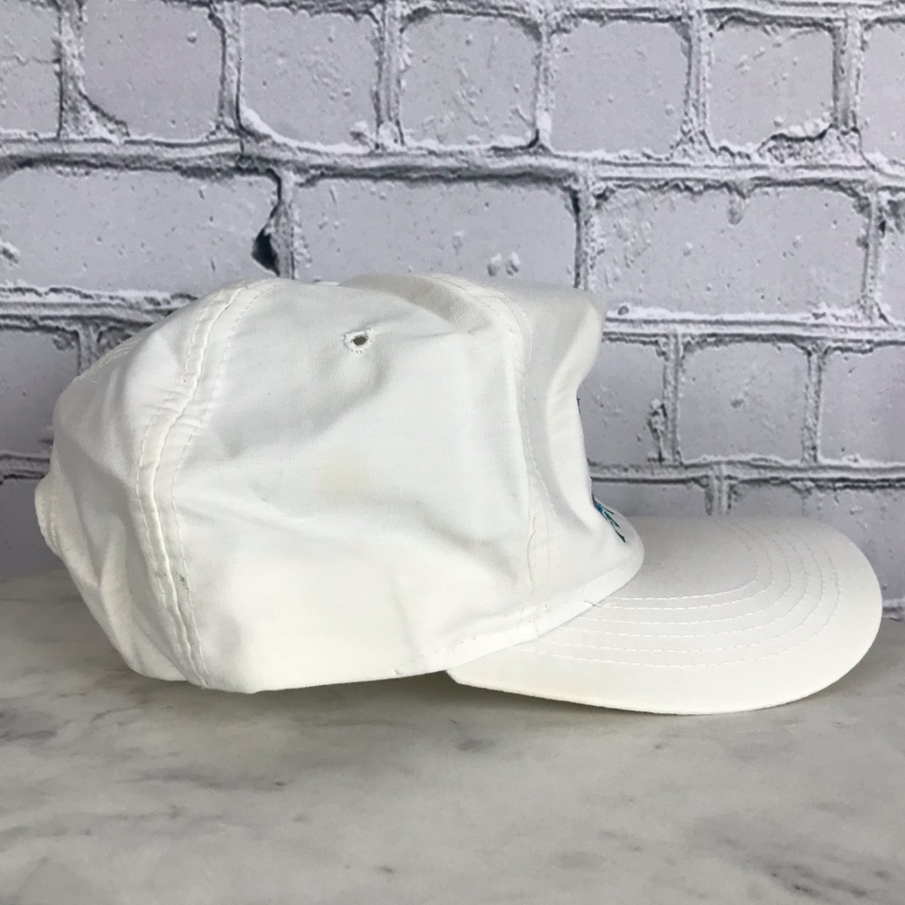 Montana Glacier National Park 80s Vintage White SnapBack Rocky Mountains Hat OS - Picture 7 of 12